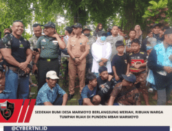 Sedekah Bumi Desa Marmoyo Berlangsung Meriah, Ribuan Warga Tumpah Ruah di Punden Mbah Marmoyo