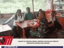 Hangat di Warung Warga, Babinsa Tiga Balata Perkuat Kedekatan dengan Masyarakat