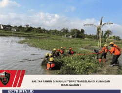Balita 4 Tahun di Madiun Tewas Tenggelam di Kubangan Bekas Galian C