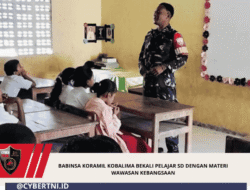Babinsa Koramil Kobalima Bekali Pelajar SD Dengan Materi Wawasan Kebangsaan