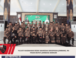 Yuliati Nugrahani Resmi Nahkodai Dekopinda Jombang, Ini Pesan Bupati Jombang Warsubi