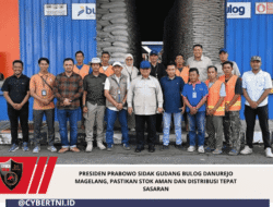 Presiden Prabowo Sidak Gudang Bulog Danurejo Magelang, Pastikan Stok Aman dan Distribusi Tepat Sasaran
