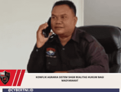 Konflik Agraria Sistem SHGB Realitas Hukum Bagi Masyarakat