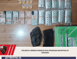 Polresta Cirebon Ringkus Dua Pengedar Natkotika di Susukan