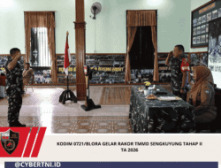 KODIM 0721/BLORA GELAR RAKOR TMMD SENGKUYUNG TAHAP II TA 2026