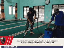Babinsa Siantar Selatan dan Marbot Kompak Bersihkan Masjid, Wujud Nyata Kepedulian untuk Umat
