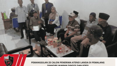 Pemanggilan 25 Calon Penerima ATENSI Lansia di Pemalang Dihadiri Jajaran Dinsos dan KSPSI