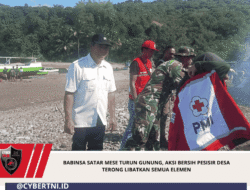 Babinsa Satar Mese Turun Gunung, Aksi Bersih Pesisir Desa Terong Libatkan Semua Elemen