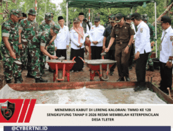 Menembus Kabut di Lereng Kaloran: TMMD ke 128 Sengkuyung Tahap II 2026 Resmi Membelah Keterpencilan Desa Tleter