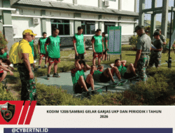 Kodim 1208/Sambas Gelar Garjas UKP dan Periodik I Tahun 2026