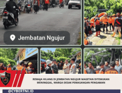 Remaja Hilang di Jembatan Ngujur Magetan Ditemukan Meninggal, Warga Desak Pemasangan Pengaman