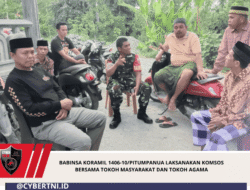 Babinsa Koramil 1406-10/Pitumpanua Laksanakan Komsos Bersama Tokoh Masyarakat dan Tokoh Agama