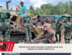 Respons Cepat Kodim 1602/Ende, Distribusi Solar Atasi Kendala Alat Berat TMMD ke-128
