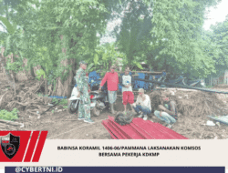 Babinsa Koramil 1406-06/Pammana Laksanakan Komsos Bersama Pekerja KDKMP