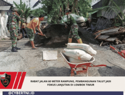 Rabat Jalan 60 Meter Rampung, Pembangunan Talut Jadi Fokus Lanjutan di Lombok Timur