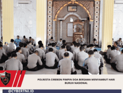 Polresta Cirebon Pimpin Doa Bersama Menyambut Hari Buruh Nasional