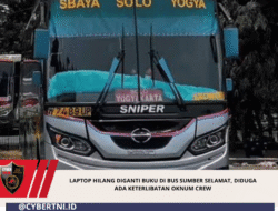 Laptop Hilang Diganti Buku di Bus Sumber Selamat, Diduga Ada Keterlibatan Oknum Crew