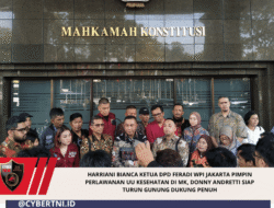 Harriani Bianca Ketua DPD FERADI WPI Jakarta Pimpin Perlawanan UU Kesehatan di MK, Donny Andretti Siap Turun Gunung Dukung Penuh