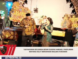 TASYAKURAN KELUARGA BESAR SUGENG HARIADI, PAGELARAN WAYANG KULIT MERIAHKAN MALAM SYUKURAN 