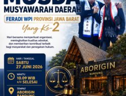 MUSDA ke II, DPD FERADI WPI Jawa Barat di Bawah Kepemimpinan H. Adang Bahrowi S, S.H., CH., CHT., C.PFW., C.MDF., C.JKJ. Ketua DPD FERADI WPI Jawa Barat