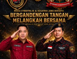 MEDIA CYBERTNI.ID DAN KESATRIA JAWA BERSATU RESMI BERGANDENGAN TANGAN  BANGUN KOMITMEN KEMITRAAN DEMI BANGSA, BUDAYA, DAN KEDAULATAN INFORMASI