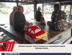 Babinsa Koramil 1406-07/Takkalalla Laksanakan Komsos Bersama Warga