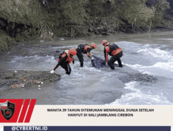 Wanita 39 Tahun Ditemukan Meninggal Dunia Setelah Hanyut di Kali Jamblang Cirebon