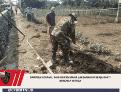 Babinsa Koramil 1406-06/Pammana Laksanakan Kerja Bakti Bersama Warga