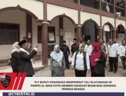 Plt Bupati Ponorogo Mempererat Tali silaturahmi Ke PonPes Al-Iman Putri Memberi Manfaat Besar Bagi Generasi Penerus Bangsa