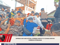 Operasi SAR Hari Ketiga, Korban Hanyut di Sungai Kriyan Cirebon Ditemukan