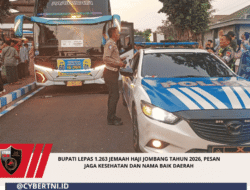 Bupati Lepas 1.263 Jemaah Haji Jombang Tahun 2026, Pesan Jaga Kesehatan dan Nama Baik Daerah