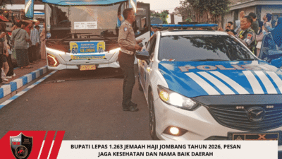 Bupati Lepas 1.263 Jemaah Haji Jombang Tahun 2026, Pesan Jaga Kesehatan dan Nama Baik Daerah