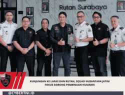 Kunjungan ke Lapas dan Rutan, Squad Nusantara Jatim Fokus Dorong Pembinaan Humanis