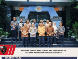 Resmikan Kantor Baru Kompolnas, Menko Polkam Tekankan Profesionalisme dan Integritas