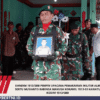 Dandim 1513/SBB Pimpin Upacara Pemakaman Militer Alm Sertu Musianto Babinsa Manusa Koramil 1513-03 Kairatu Kodim 1513/SBB
