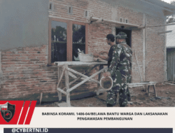 Babinsa Koramil 1406-04/Belawa Bantu Warga dan Laksanakan Pengawasan Pembangunan