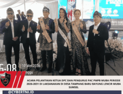 Acara Pelantikan Ketua DPC dan Pengurus PAC PMPB Muba Periode 2026-2031 di Laksanakan di Desa Tampang Baru Bayung Lencir Muba Sumsel