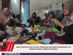 Rajut Harapan dari Klaten, Perempuan Kaligawe Kembangkan Tas Benang hingga Tembus Pasar Bali