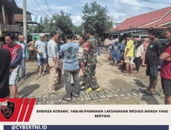 Babinsa Koramil 1406-06/Pammana Laksanakan Mediasi Warga yang Bertikai