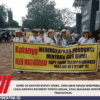 Demo di Kantor Bupati Muba, 3000 Lebih Massa Memperjuang di Legalkannya Revinery Penyulingan, Atau Masakan Minyak Secara Tradisional