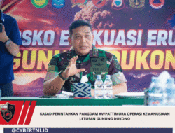Kasad Perintahkan Pangdam XV/Pattimura Operasi Kemanusiaan Letusan Gunung Dukono