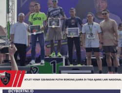 Atlet Yonif 320/Badak Putih Borong Juara di Tiga Ajang Lari Nasional