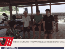 Babinsa Koramil 1406-04/Belawa Laksanakan Komsos Bersama Warga