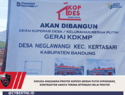Diduga Anggaran Proyek Kopdes Merah Putih Dipangkas, Kontraktor Hanya Terima Setengah Nilai Proyek