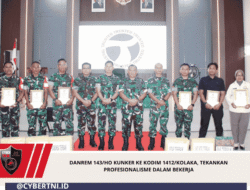 Danrem 143/HO Kunker ke Kodim 1412/Kolaka, Tekankan Profesionalisme dalam Bekerja
