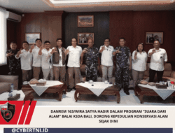 Danrem 163/Wira Satya Hadir dalam Program “Suara Dari Alam” Balai KSDA Bali, Dorong Kepedulian Konservasi Alam Sejak Dini