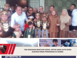 TSM Serahkan Bantuan Sosial Untuk Anak Autis Guna Dukung Peran Pendidikan Di Sumsel
