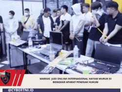 Markas  Judi Online Internasional Hayam Wuruk di Bongkar Aparat Penegak Hukum