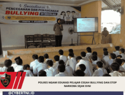 Polres Ngawi Edukasi Pelajar Cegah Bullying dan Stop Narkoba Sejak Dini