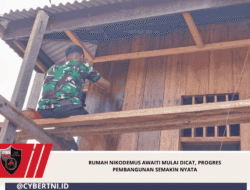 Rumah Nikodemus Awaiti Mulai Dicat, Progres Pembangunan Semakin Nyata
